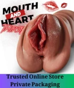 Realistic Dual Entry Male Masturbator Brown - Image 2