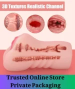 Realistic Dual Entry Male Masturbator Sleeve - Image 2