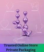 3 Pcs Purple Metal Anal Plug Training Set - Image 2