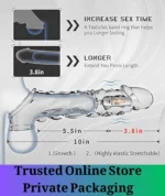 Vibrating Penis Sleeve Extender Ring Pakistan - Image 2
