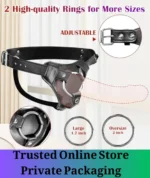 Adjustable Strap On Harness Belt Black - Image 2