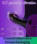 Remote Control Vibrating Strap-On Dildo Silicone Harness - Image 2