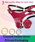 Adjustable Strap-On Harness with Realistic Dildo - Image 2