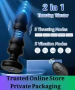 Remote Control Vibrating Anal Plug Massager - Image 2