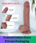 7.8 Inch Realistic Silicone Suction Dildo - Image 2