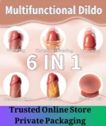 Remote Control Heating Dildo Vibrator Brown - Image 2