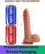 Realistic Silicone Suction Cup Dildo 7.7 Inch - Image 2