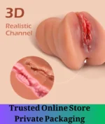 3 in 1 Male Masturbator Stroker Brown - Image 3