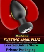 Remote Control Vibrating Anal Plug Black - Image 3