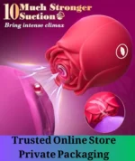 Rose Suction Vibrator for Women Waterproof - Image 3