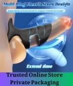 Vibrating Cock Ring Penis Sleeve for Couples - Image 3