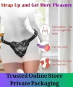 Adjustable Strap On Harness Belt Black - Image 3