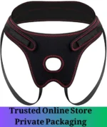 Adjustable Strap On Harness Dildo Set Black - Image 3