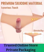 7 Inch Silicone Strap-On Dildo Harness Set - Image 3