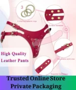 Adjustable Strap-On Harness with Realistic Dildo - Image 3