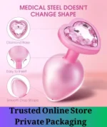 3PCS Crystal Anal Plug Trainer Set Pink - Image 3