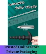 Vibrating Silicone Anal Beads Waterproof Butt Plug - Image 3