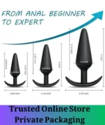 3 Pcs Silicone Anal Plug Training Set - Image 3