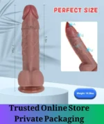 7.8 Inch Realistic Silicone Suction Dildo - Image 3