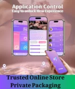 Remote Control Heating Dildo Vibrator Brown - Image 3