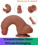 7 Inch Realistic Silicone Dildo with Suction Cup - Image 3