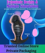 Rotating Vibrating Anal Plug with App Control - Image 3