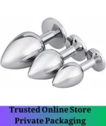 Luxury Pink Anal Butt Plug Set - Image 3