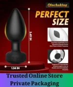 Remote Control Vibrating Anal Plug Black - Image 4