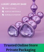 3 Pcs Purple Metal Anal Plug Training Set - Image 4