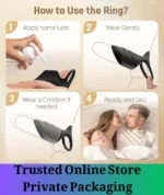 Rechargeable Vibrating Cock Ring Sleeve 10 Modes - Image 4