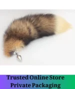 Red Fox Tail Anal Plug Keychain Pakistan - Image 4