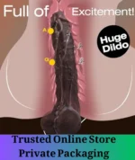 11 Inch Realistic Black Suction Cup Dildo - Image 4