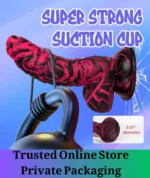 Monster Style Silicone Suction Cup Dildo 7.16 Inch - Image 4