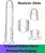 7.1 Inch Clear Suction Cup Dildo Pakistan - Image 4