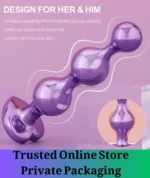 3 Pcs Purple Metal Anal Plug Training Set - Image 5