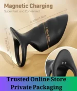 Rechargeable Vibrating Cock Ring Sleeve 10 Modes - Image 5