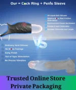 Vibrating Silicone Penis Sleeve Ring for Couples - Image 5