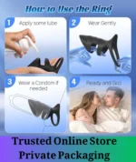 Vibrating Cock Ring Penis Sleeve for Couples - Image 5