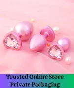3PCS Crystal Anal Plug Trainer Set Pink - Image 5