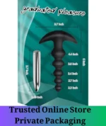 Vibrating Silicone Anal Beads Waterproof Butt Plug - Image 5
