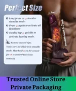 Remote Control Heating Thrusting Vibrator Black - Image 5