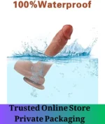 Realistic Silicone Suction Cup Dildo 7.7 Inch - Image 5