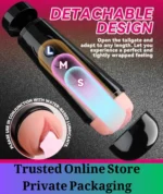 Realistic Male Masturbator Cup 7.5 Inch Black - Image 5