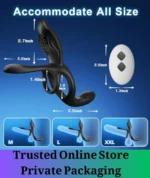 3 In 1 Couple Vibrating Ring Remote Control - Image 5
