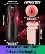 Automatic Vibrating Male Masturbator with LCD Display - Image 6