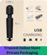 Rechargeable Waterproof Silicone Vibrator for Women - Image 6
