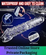 Vibrating Penis Sleeve Extension with Stimulator - Image 6