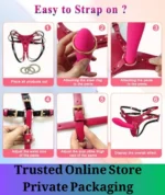Adjustable Strap-On Harness with Realistic Dildo - Image 6