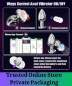 Remote Control Vibrating Anal Plug with Light - Image 6