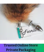 Red Fox Tail Anal Plug Keychain Pakistan - Image 6